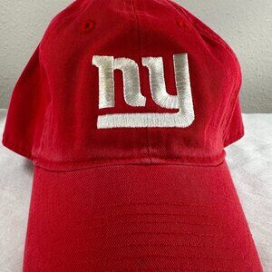 Vintage NFL Team Apparel New York Giants Red Shamrock Hat Adjustable Cotton Cap